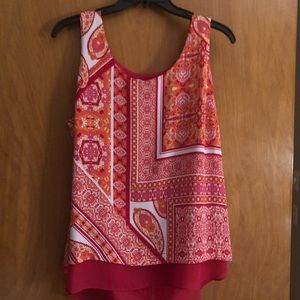 Sleeveless tank blouse
